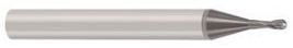 VHM ballnose end mill, 4z, 20, < 70 HRc, DIN 6535 HA, AlCrN, FRZA SK, KK251.080 - 8x63/8